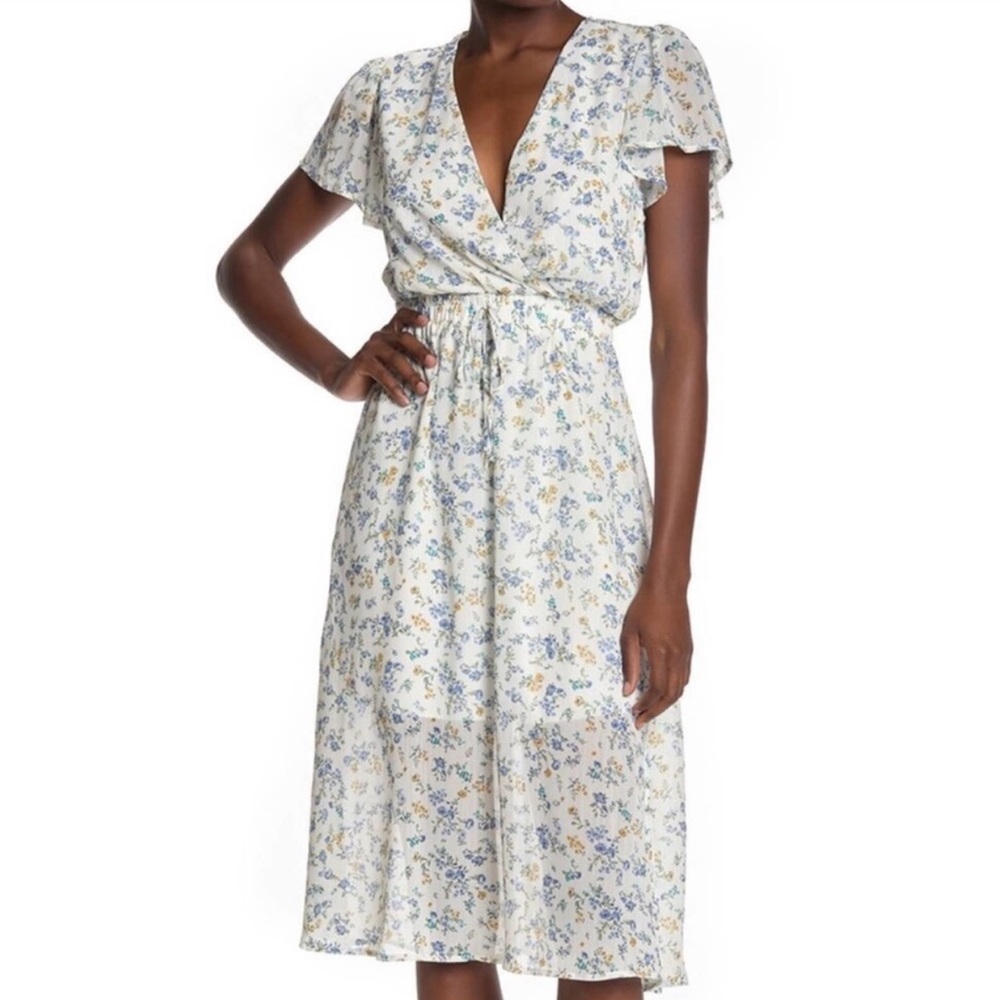 {DONATED} {Nordstrom} Row•A Floral Midi Dress